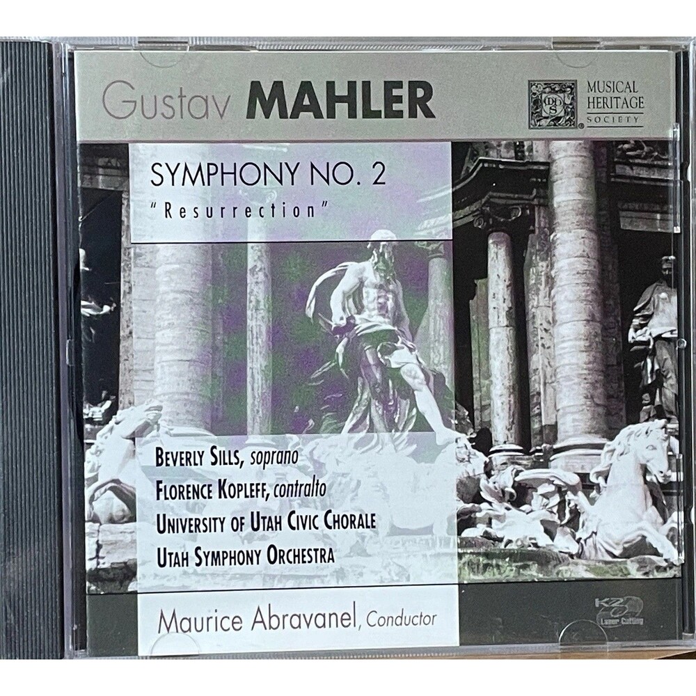 Mahler Symphony No 2 Resurrection CD Maurice Abravanel Utah Symphony MHS CD